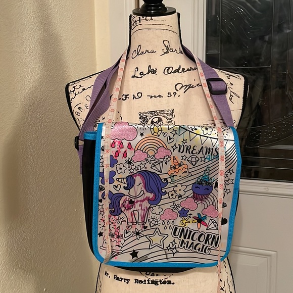 CraZArt girl’s book bag unicorn magic with adjustable strap - Picture 12 of 15